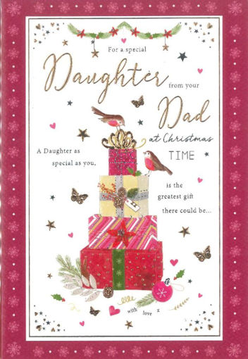 Picture of SPECIAL DAUGHTER FROM DAD CHRISTMAS CARD